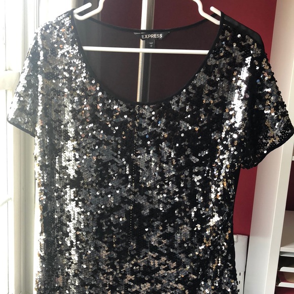 Women’s Express sequin top, size Small - Picture 3 of 6